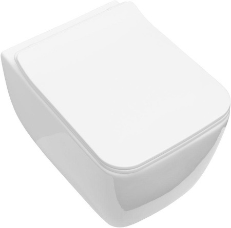 Чаша унитаза подвесная Allen Brau Liberty 4.33007.20 цвет белый без сиденья безободковая каскадный смыв