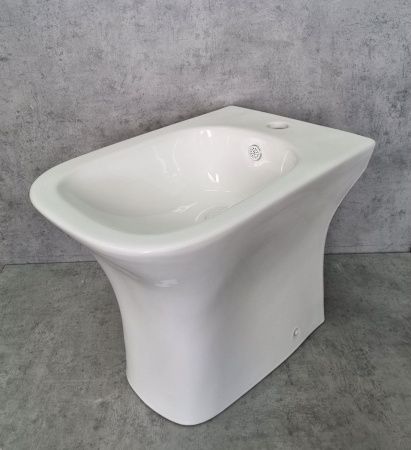 Биде напольное CeramaLux 1215C цвет белый