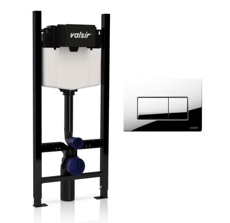 Клавиша смыва механическая Valsir P1 VS0871335 цвет хром