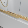 Душевая шторка на ванну BelBagno LUCE LUCE-VF-11-100/145-C-ORO 100х145 стекло рифленое профиль золото ориентация универсальная