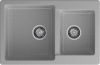 Кухонная мойка Granfest Practik P-780K серый 78х51 цвет серый поверхность матовая