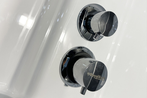 Душевая кабина Royal Bath BK RB8120BK1-T-L 120х80 асимметричная с крышей - фото 5
