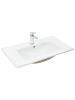 Раковина из сантехнического фаянса WeltWasser WW SK 10000003901 70х50 подвесная цвет белый 1 отверстие под смеситель