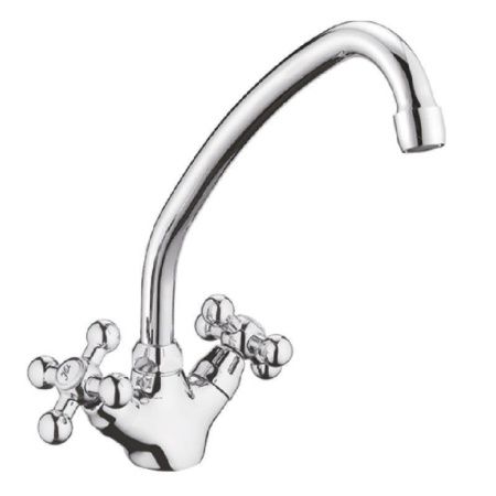 Смеситель для кухни Cron CN4019-2 на мойку хром