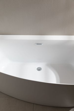 Ванна акриловая Allen Brau Priority 2.31005.21A 160х80 пристенная асимметричная с ножками