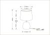 Настольная лампа Arte Lamp Titawin (Титавин) A5022LT-1GY