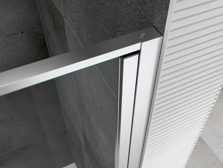 Душевой уголок Abber Sonnenstrand AG04100C-S85 85х100 стекло прозрачное профиль хром глянцевый без поддона