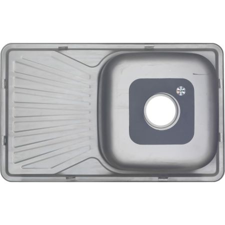 Кухонная мойка Melana 217 t (*10) 80х50 цвет хром поверхность полированная