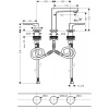 Смеситель Hansgrohe Metropol 32514000 на раковину хром
