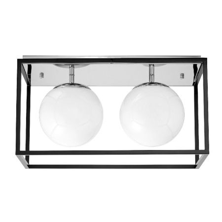 Светильник потолочный Lumina Deco Maldini (Малдини) LDC 8060-2 CHR+BK