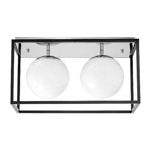 Светильник потолочный Lumina Deco Maldini (Малдини) LDC 8060-2 CHR+BK - фото 2