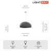 Светильник подвесной Lightera STONE (СТОНЕ) LE206L-600S