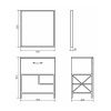 Зеркало Comforty Бредфорд 00004149062CF 80х80 подвесное