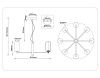 Люстра подвесная Ambrella Light Modern (Модерн) LH11109