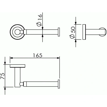 Бумагодержатель Langberger BURANO 11043B