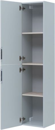 Шкаф-пенал Aquanet Алвита New 00277560 40х160 подвесной цвет серый