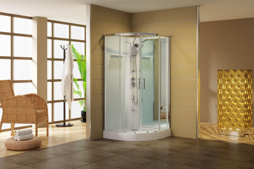 Душевая кабина Aquanet Passion 2.0 00263868 90х90 четверть круга без крыши - фото 4