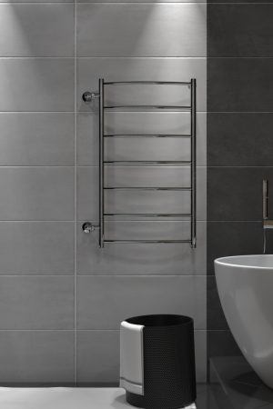 Полотенцесушитель водяной Indigo Arc LASW90-40-б/п-80 50х90 хром