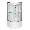 Душевая кабина AvaCan L610NLED+GM 100х100 четверть круга без крыши ориентация универсальная