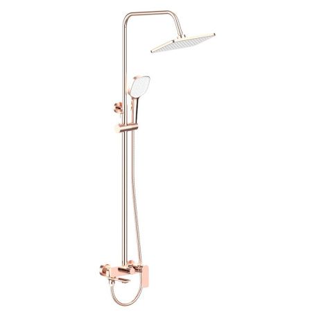 Душевая стойка Voda VST220NVRG настенная цвет золото