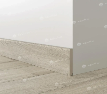 Напольный плинтус Alpine Floor Parquet Light SK 13-15 Серый толщина 1.25 см 2200х80