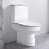 Унитаз-компакт напольный с бачком WesnaArt Eko 101-EKO05 белый с сиденьем микролифт безободковый каскадный смыв