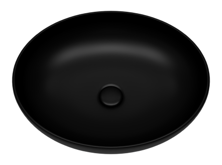 Раковина мебельная из сантехнического фаянса Melana 320316MB-805 50х40 накладная цвет черный