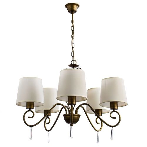Люстра подвесная Arte Lamp Carolina (Царолина) A9239LM-5BR - фото 3