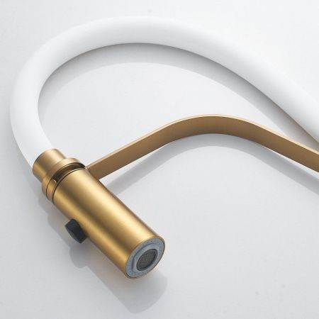 Смеситель для кухни Shevanik S943G-1 на мойку золото