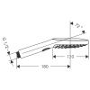Душевая лейка Hansgrohe Raindance Select 26520000 цвет хром
