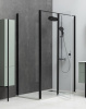 Душевой уголок Allen Brau Priority 3.31030.BBA + 3.31048.BBA 100х100 стекло прозрачное профиль черный без поддона