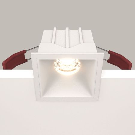 Светильник встраиваемый Maytoni Technical Alfa LED DL043-01-10W3K-D-SQ-W