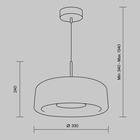 Светильник подвесной Maytoni Madmen Modern MOD127PL-L6SG