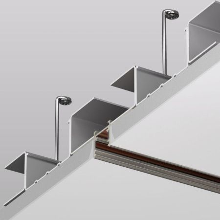 Шинопровод магнитный встраиваемый для ГКЛ Denkirs Shine Hide (Схине Хиде) TR5702-DN
