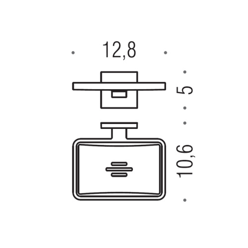 Мыльница Colombo Basic B3781.CR - фото 2