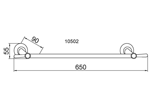 Полотенцедержатель Boheme Chiaro 10502 - фото 2