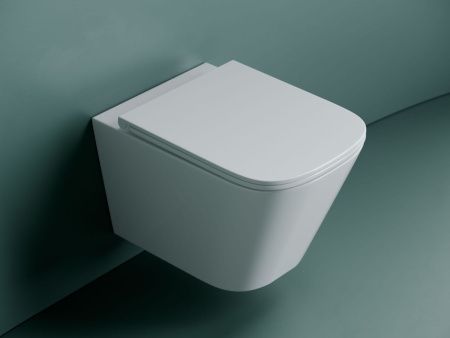 Унитаз подвесной Ceramica Nova UNION CN4009T белый с сиденьем микролифт безободковый смыв торнадо