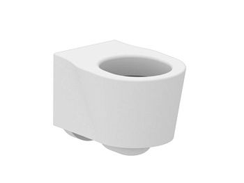 Чаша унитаза подвесная Scarabeo Bucket 8812/CL* цвет белый без сиденья безободковая каскадный смыв