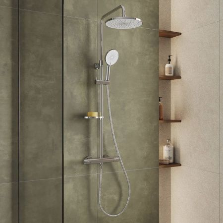 Душевая стойка Milardo Ideal Spa ILSSBTHM89 настенная цвет хром