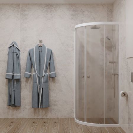 Душевой уголок Тритон Ультра Щ0000064832 100х100 стекло прозрачное профиль белый без поддона