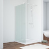 Душевая перегородка Vegas-Glass EAF TUR+NOVO EAF NOVO h2000 76 01 Moru 76х200 стекло рифленое профиль белый