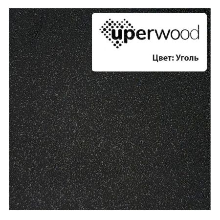 Раковина из искусственного камня Uperwood Lagoon Quartz 297000016 80х50 полувстраиваемая цвет черный