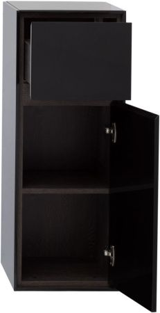 Шкаф Aquanet Милан 00306376 40х90 подвесной цвет черный