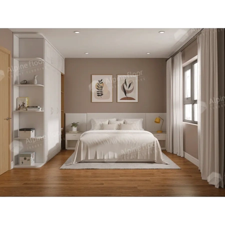 SPC ламинат Alpine Floor Nut ECO 22-2 MC Маррон толщина 0.4 см 43 класс 1220х183