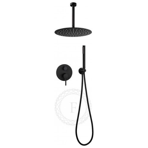 Душевая система Filarete FL1024BL встраиваемая в стену цвет черный - фото 2