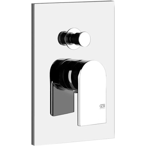 Смеситель Gessi Emporio Via manzoni 44634#031 встраиваемый в стену хром без термостата