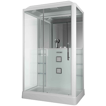 Душевая кабина Grossman GR128L 135х90 прямоугольная с крышей ориентация левая Душевая кабина Grossman GR128L 135х90 прямоугольная с крышей ориентация левая