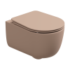 Чаша унитаза подвесная GSG Ceramic Design Hit! HIWCSO032 цвет бежевый без сиденья безободковая смыв торнадо