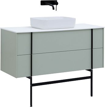 Тумба под раковину Allen Brau Reality 1.32008.PWM 120х50 подвесная цвет зеленый