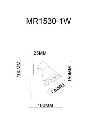 Спот Myfar Chilly (Цхиллы) MR1530-1W